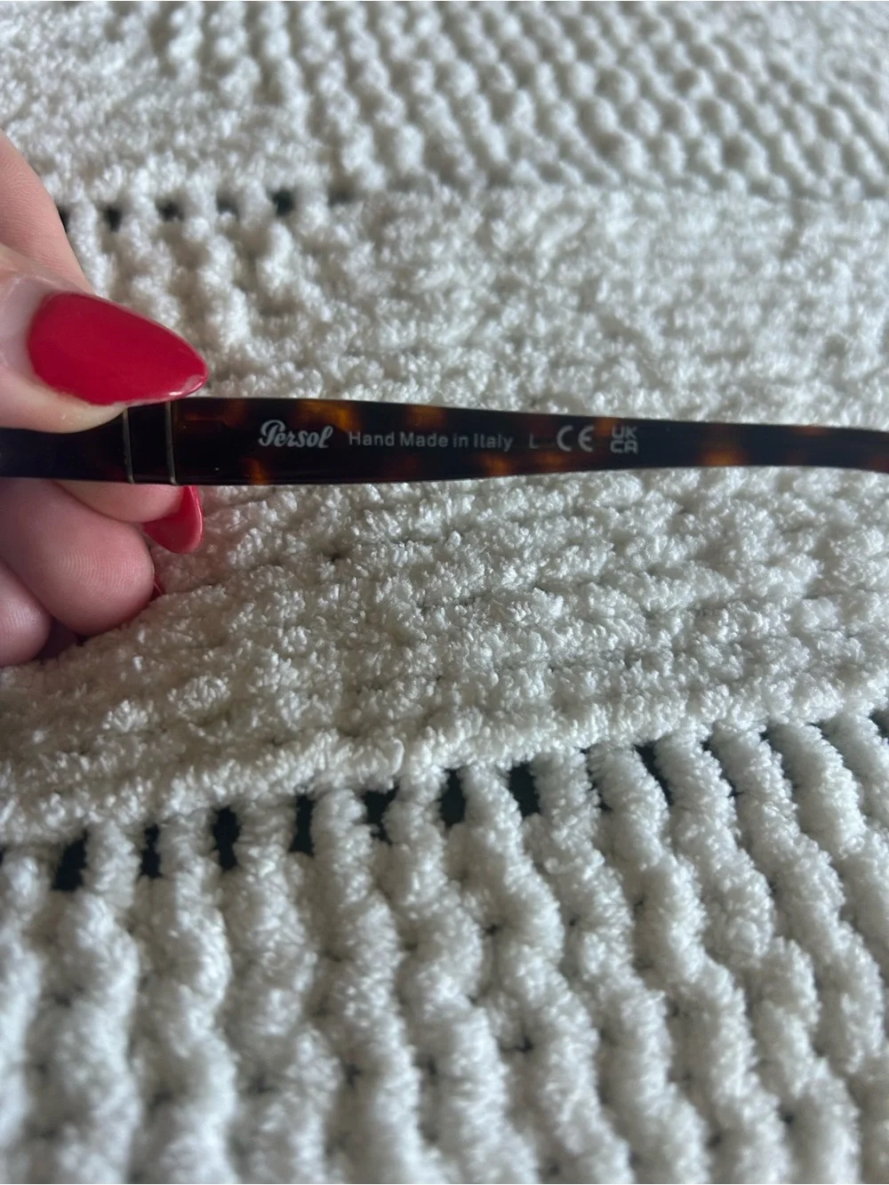 Persol Tortoiseshell Sunglasses with Dark Green Lenses
